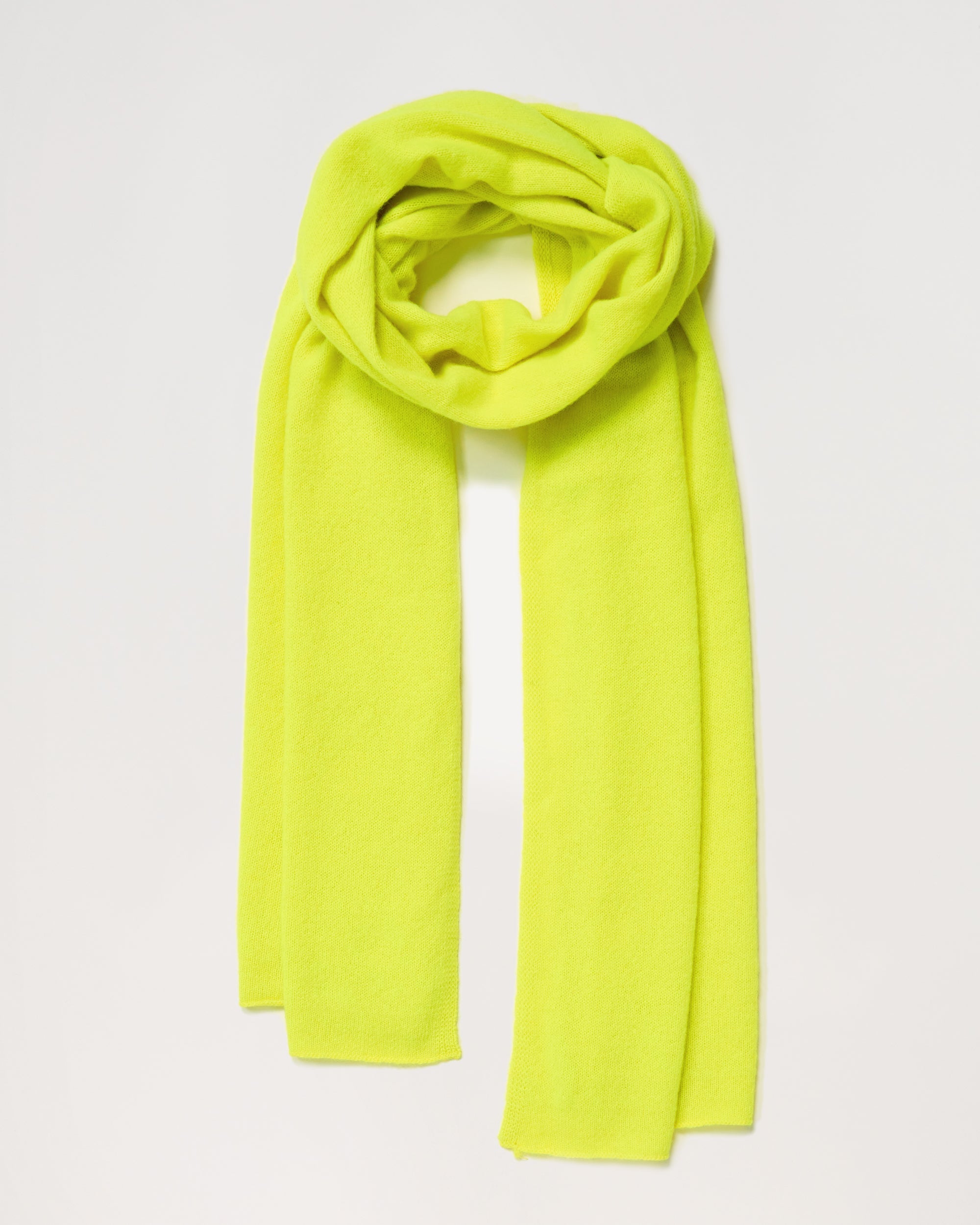 Neon store yellow scarf