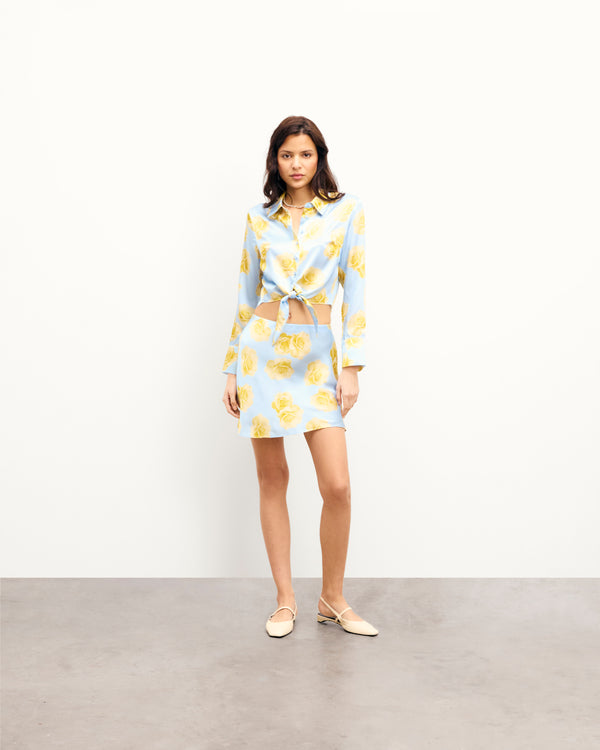 Carla and her cotton Future is bright Dress